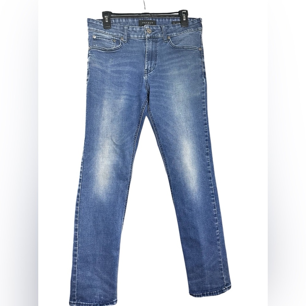 PacSun Men’s Slim Fit Light Blue Denim Jeans Size 30x30 | Stretch Casual